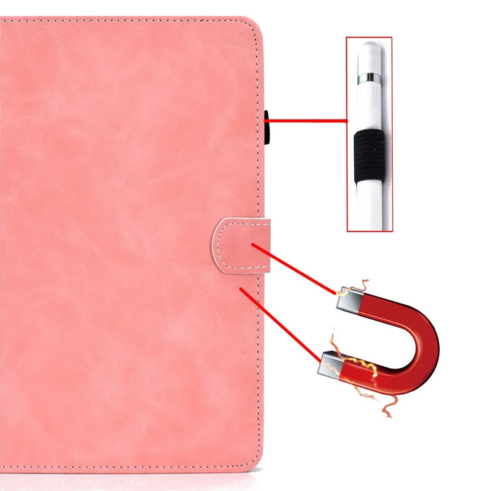 For Lenovo Tab M11 / Xiaoxin Pad 11 2024 Tablet Cover Shockproof Leather Card Holder Stand Case - Pink - 7