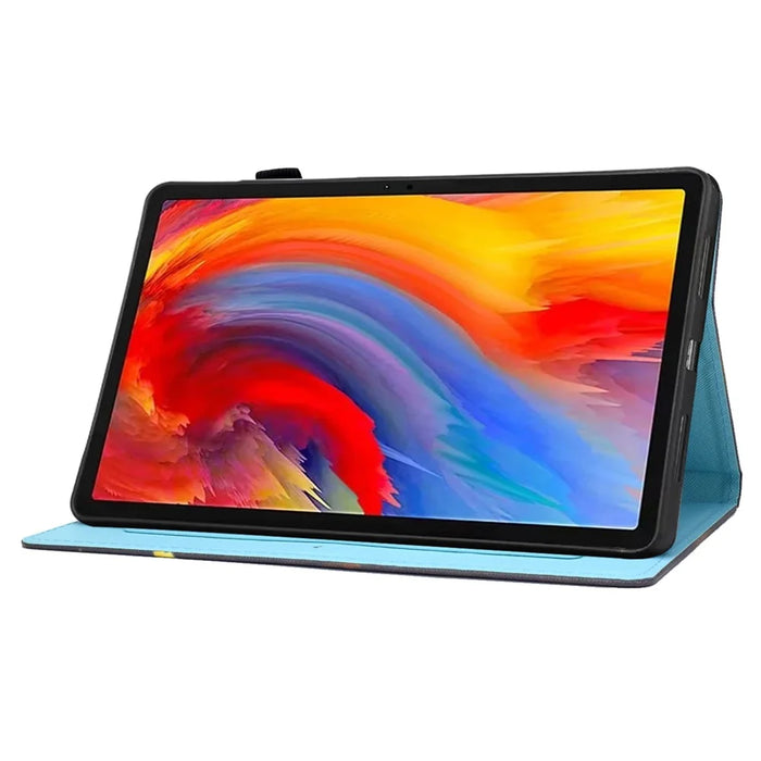 For Lenovo Tab M11 / Xiaoxin Pad 11 2024 Leather Case Pattern Printing Tablet Cover with Card Slots - Butterfly - 3