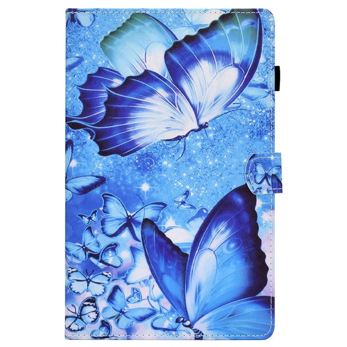 For Lenovo Tab M11 / Xiaoxin Pad 11 2024 Leather Case Pattern Printing Tablet Cover with Card Slots - Butterfly - 6