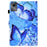 For Lenovo Tab M11 / Xiaoxin Pad 11 2024 Leather Case Pattern Printing Tablet Cover with Card Slots - Butterfly - 7
