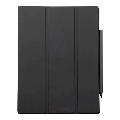 For Remarkable 2 Case Double-Side Magnetic PC+PU Leather Stand E-Reader Cover - Black - 1