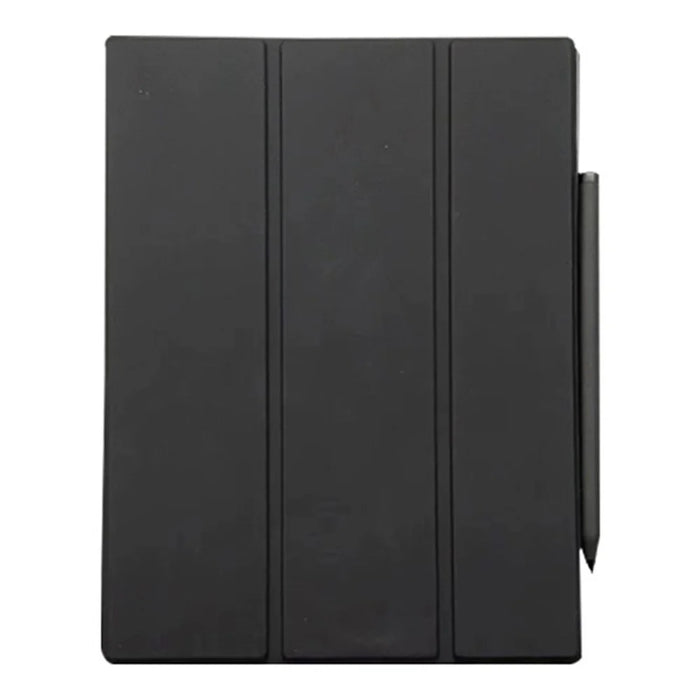 For Remarkable 2 Case Double-Side Magnetic PC+PU Leather Stand E-Reader Cover - Black - 1