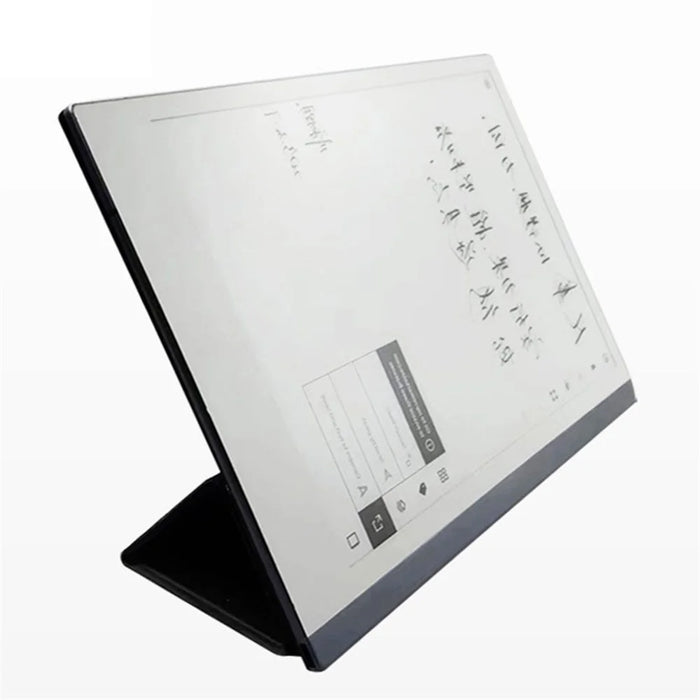 For Remarkable 2 Case Double-Side Magnetic PC+PU Leather Stand E-Reader Cover - Black - 2
