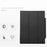 For Remarkable 2 Case Double-Side Magnetic PC+PU Leather Stand E-Reader Cover - Black - 7
