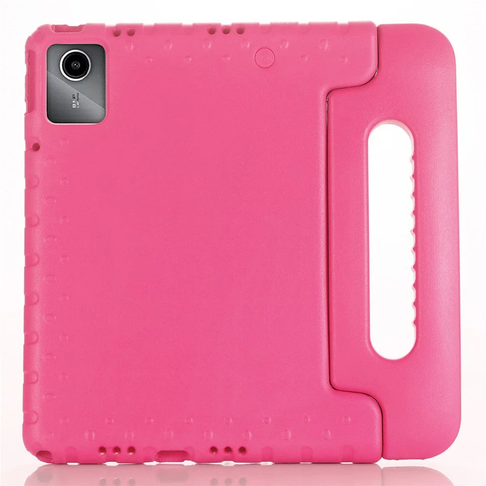 For Lenovo Tab M11 / Xiaoxin Pad 11 2024 Case Handle Kickstand EVA Tablet Cover - Rose - 1
