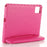 For Lenovo Tab M11 / Xiaoxin Pad 11 2024 Case Handle Kickstand EVA Tablet Cover - Rose - 3