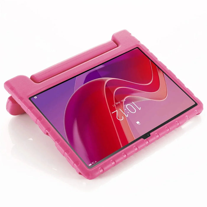 For Lenovo Tab M11 / Xiaoxin Pad 11 2024 Case Handle Kickstand EVA Tablet Cover - Rose - 6