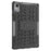 For Lenovo Tab M11 / Xiaoxin Pad 11 2024 Case Tire Texture Shockproof TPU+PC Tablet Cover with Kickstand - Black - 3