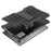 For Lenovo Tab M11 / Xiaoxin Pad 11 2024 Case Tire Texture Shockproof TPU+PC Tablet Cover with Kickstand - Black - 7