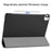 For iPad Pro 11 (2025) / 11 (2024) Case PC+PU Auto Wake Sleep Tablet Shell with Tri-fold Stand - Black - 4