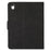 For iPad (2025) / 10.9 (2022) Case Leather Flip Wallet Tablet Cover with Pens Slot - Black - 6