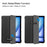 PU Leather Tablet Case for iPad Air 11 (2026) / (2025) / (2024) Anti-drop Tri-Fold Stand Slim Protective Cover - Black - 3