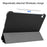 PU Leather Tablet Case for iPad Air 11 (2026) / (2025) / (2024) Anti-drop Tri-Fold Stand Slim Protective Cover - Black - 6
