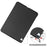 PU Leather Tablet Case for iPad Air 11 (2026) / (2025) / (2024) Anti-drop Tri-Fold Stand Slim Protective Cover - Black - 7