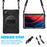 For Lenovo Tab M11 TB-330FU / 331FC / Xiaoxin Pad 11 2024 Case PC+Silicone Tablet Cover with Shoulder Strap - Black - 6