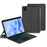 For Huawei MatePad Pro 12.6 (2024) Leather Case + Bluetooth-compatible Keyboard with Backlight Trackpad - 2