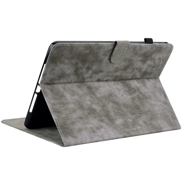 For Amazon Kindle Paperwhite (2024) / Kindle Colorsoft Case Card Slots PU Leather Stand E-Reader Cover - Grey - 4