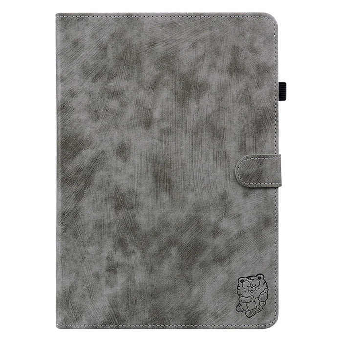 For Amazon Kindle Paperwhite (2024) / Kindle Colorsoft Case Card Slots PU Leather Stand E-Reader Cover - Grey - 6