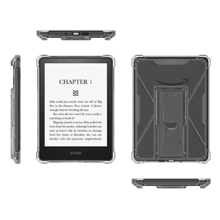For Amazon Kindle Paperwhite 5 (2021) Shockproof TPU Case with PC Kickstand to Free Hands - 5