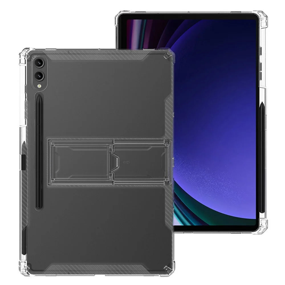 For Samsung Galaxy Tab S9 Ultra Airbag Corner Tablet Case TPU Cover with PC Kickstand - 2