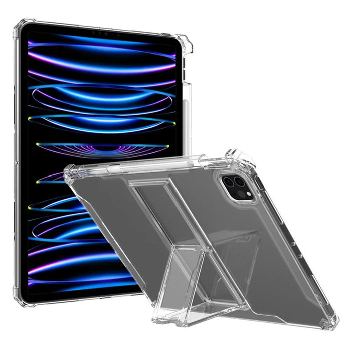 For iPad Pro 12.9 (2022) / (2021) / (2020) / (2018) Case Drop-proof PC Kickstand TPU Tablet Cover - 2