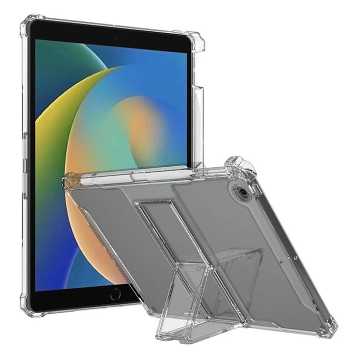 For iPad 10.2 (2021) / (2019) / (2020) Case Airbag Corner Tablet TPU Cover with PC Kickstand - 2