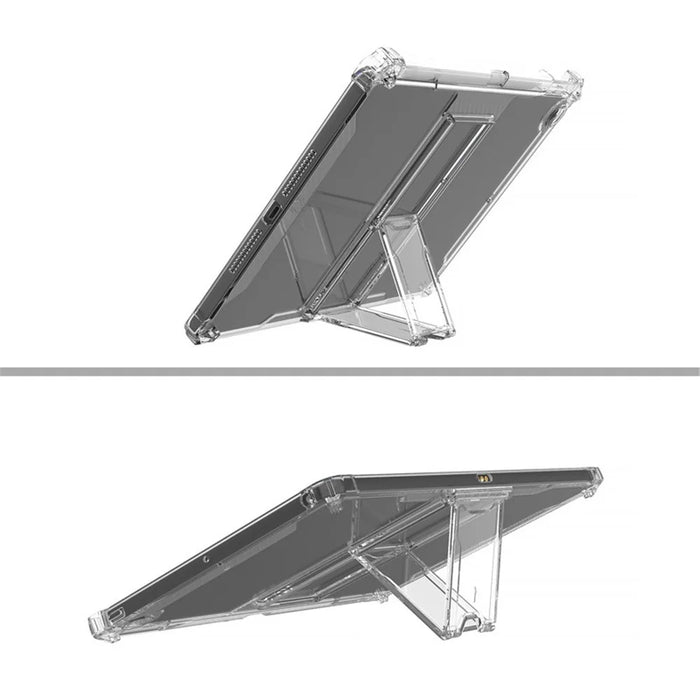 For iPad 10.2 (2021) / (2019) / (2020) Case Airbag Corner Tablet TPU Cover with PC Kickstand - 4