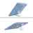 For iPad (2025) / 10.9 (2022) Tablet Case Clear TPU Airbag Corners Drop Protection Cover with PC Kickstand - 3