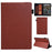 For Amazon Fire HD 10 (2015) / (2019) / (2017) Case Card Slots Shockproof Tablet Leather Flip Cover - Brown - 1