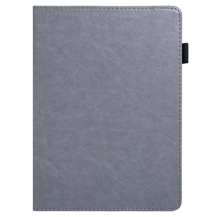 For 8-Inch Tablet Case Anti-Scratch Tablet Leather Flip Cover with Card Slots - Grey - 5