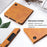 For Kobo Libra 2 N418 Tablet Case Auto Wake / Sleep PU Leather E-Reader Cover with Hand Strap, Kickstand - Brown - 6