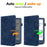 For PocketBook Verse PB629 / Verse Pro PB634 / Verse? Lite PB619 E-Reader Case Kickstand PU Leather Tablet Cover with Auto Wake / Sleep - Blue - 4