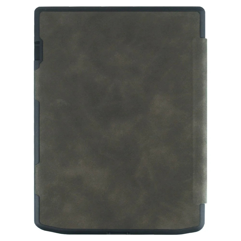 For PocketBook InkPad Color 2 / 3 PB743 Case Skin-Touch PU Leather E-Reader Cover with Auto Wake / Sleep - Black - 7