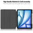 For iPad Air 13 (2026) / (2025) / (2024) Case Pattern Printing Tri-Fold Stand Leather Cover with Pen Slot - Graffiti - 2