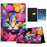 For iPad Mini / Mini 2 / mini 3 / mini 4 / mini (2019) 7.9 inch Case PU Leather Pattern Printed Cover with Card Holder - Rose Cat - 1