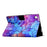 For Samsung Galaxy Tab A9+ Case PU Leather Pattern Tablet Cover with Auto Wake / Sleep - Petal - 4