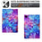 For Samsung Galaxy Tab A9+ Case PU Leather Pattern Tablet Cover with Auto Wake / Sleep - Petal - 6