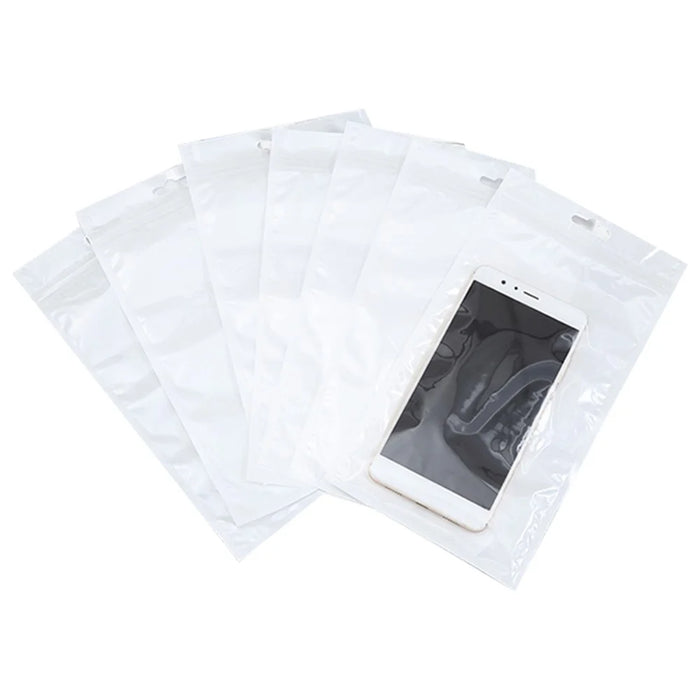 MX-030 100Pcs 32x45cm 12C Resealable Storage Bag Pearl Film Transparent Sealing Pouches (BPA-free, No FDA Certification) - 2