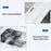 MX-030 100Pcs 32x45cm 12C Resealable Storage Bag Pearl Film Transparent Sealing Pouches (BPA-free, No FDA Certification) - 4