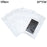 MX-030 100Pcs Sample Bag 20x7cm 12C Pearl Film Front Clear Self Seal Reclosable Zipper Lock Packaging Bag - 1