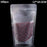 MX-008 100Pcs 12x19cm+3cm Matte Storage Bags 20C Stand Up Self-Sealing Food Bags - 1