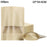 MX-001 100Pcs 23x33cm+5cm 28C Kraft Paper Stand-Up Pouch Ziplock Food Storage Bags with Clear Window - 1