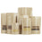 MX-001 100Pcs 16x22cm+4cm 28C Storage Bags with Clear Window Zip Lock Kraft Paper Pouches (BPA-free, No FDA Certification) - 7
