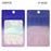 MX-109 100Pcs 9x16cm 14C Sealing Pouches Clear Matte Window Resealable Storage Bags - Blue+Pink - 1