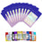 MX-109 100Pcs 9x16cm 14C Sealing Pouches Clear Matte Window Resealable Storage Bags - Blue+Pink - 6