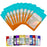 MX-109 100Pcs 10.5x15cm Reusable Seal Pouches Clear Matte Window Sealable Packaging Bag 14C - Blue+Orange - 6