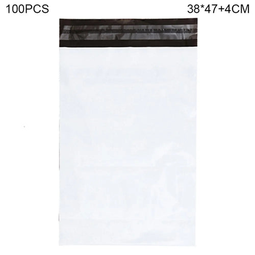 MX-060 100Pcs 38x47+4cm 11C Shipping Bags with Self Sealing Adhesive Strip Mailing Envelopes - White - 1