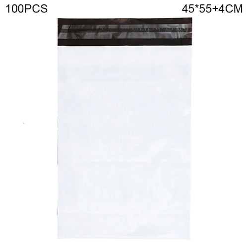 MX-060 100Pcs 45x55+4cm Shipping Bags Self Sealing Adhesive Strip Design 11C Mailing Package Bags - White - 1