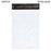MX-060 100Pcs 50x62cm+4cm Mailing Postal Bags 11C Self-Seal Closure PE+PO Mailers Envelopes - White - 1