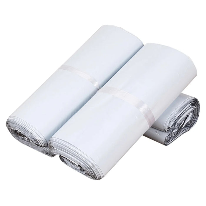 MX-060 100Pcs 50x62cm+4cm Mailing Postal Bags 11C Self-Seal Closure PE+PO Mailers Envelopes - White - 2